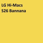 LG Hi-Macs S26 Bannana